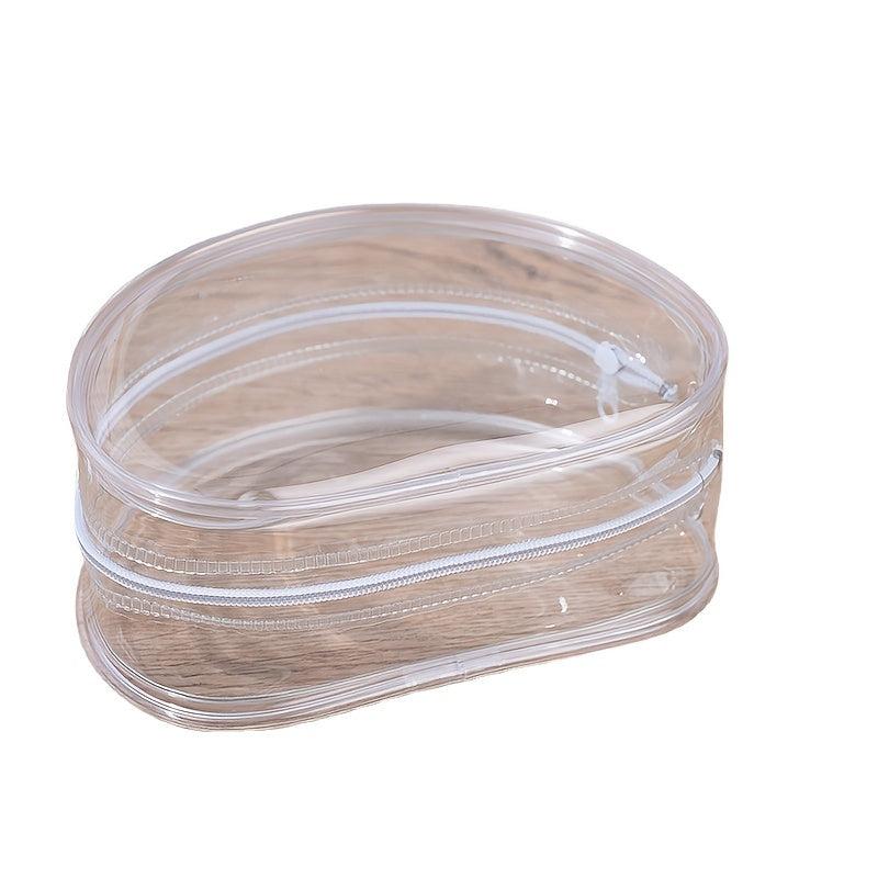 Portable Transparent PVC Makeup Storage Bag Invisible Chest Patch Bag