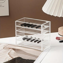 Acrylic Eyelash Storage Box 5 Layers Clear Lash Trays For Lash Extensions