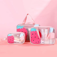 Women's Travel Toiletry Bag Waterproof with Shoe Compartment