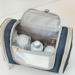 Travel Toiletry Bag with Hanging Hook - Waterproof Bathroom Shower Organizer