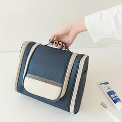 Travel Toiletry Bag with Hanging Hook - Waterproof Bathroom Shower Organizer