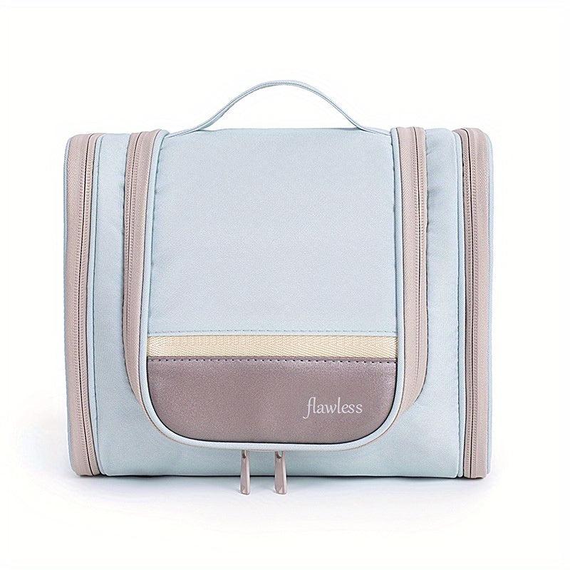 Travel Toiletry Bag with Hanging Hook - Waterproof Bathroom Shower Organizer