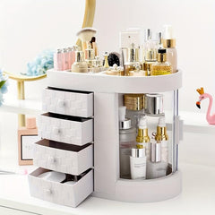 Acrylic Makeup Organizer with Drawer Cosmetic Storage Box