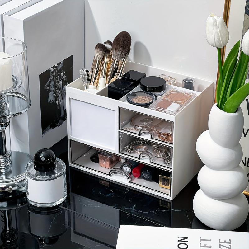 Large Capacity Makeup Organizer With Drawers for Vanity Bathroom