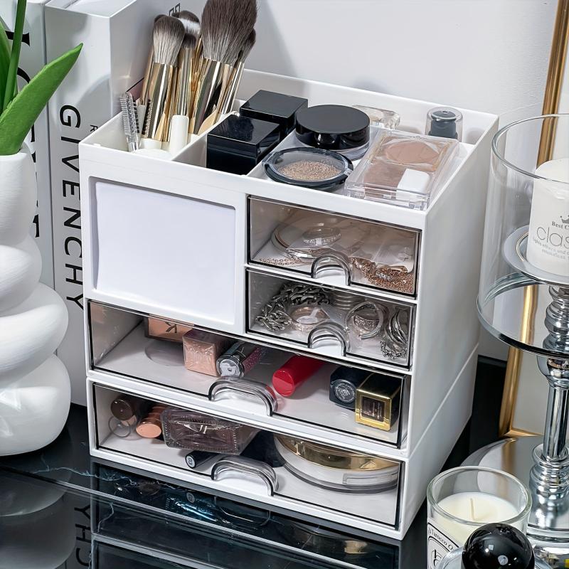 Large Capacity Makeup Organizer With Drawers for Vanity Bathroom