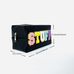Cosmetic Bag Preppy Makeup Stuff Bag For Women Travel Toiletry Organizer