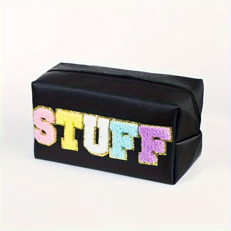 Cosmetic Bag Preppy Makeup Stuff Bag For Women Travel Toiletry Organizer