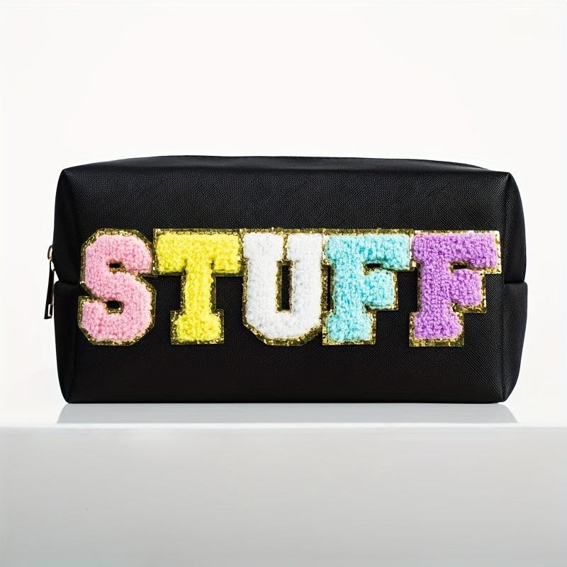 Cosmetic Bag Preppy Makeup Stuff Bag For Women Travel Toiletry Organizer