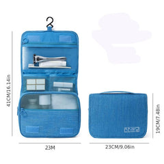 Large Capacity Hanging Toiletry Bag for Organized Travel