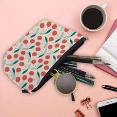 Cherry Pattern Makeup Bag Waterproof Multifunctional Makeup Pouch