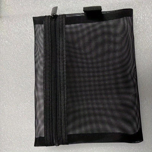 Transparent Mesh Makeup Case Organizer for Travel and Cosmetic Storage