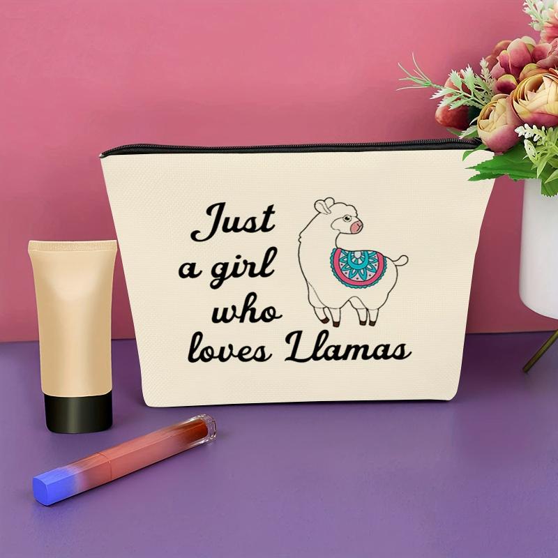 Llama Cosmetic Bag Travel Llama Makeup Bag