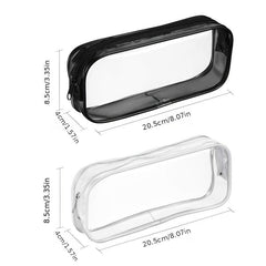Waterproof PVC Cosmetic Pouch Set - Travel Toiletry Bag