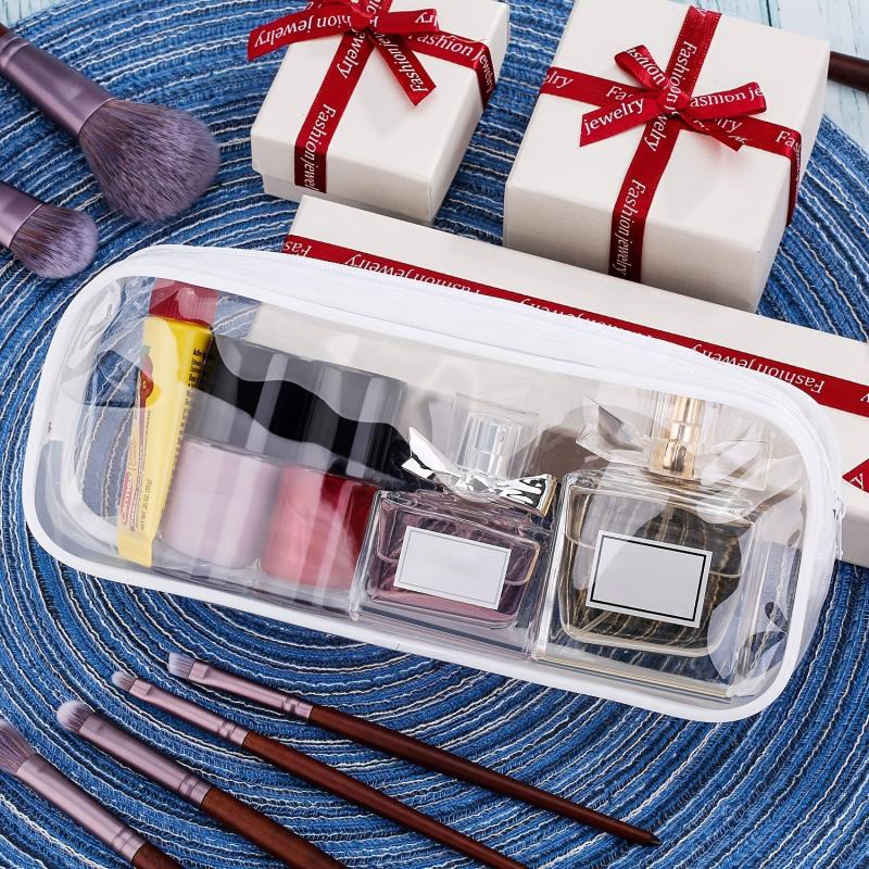 Waterproof PVC Cosmetic Pouch Set - Travel Toiletry Bag