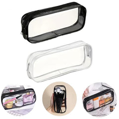 Waterproof PVC Cosmetic Pouch Set - Travel Toiletry Bag