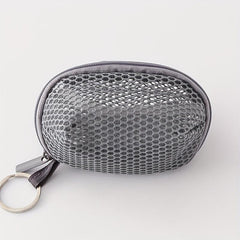 Hangable Small Mesh Coin Bag Key Earphone Storage Makeup Sponge Dustproof Bag
