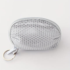 Hangable Small Mesh Coin Bag Key Earphone Storage Makeup Sponge Dustproof Bag