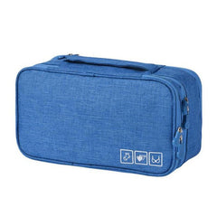 Zipper Cosmetic Bag Travel Accessories Organizer Bra Underwear Waterproof
