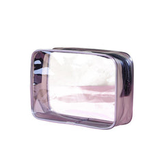Transparent PVC Cosmetics Bag Waterproof Travel Toiletry Organizer
