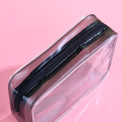 Transparent PVC Cosmetics Bag Waterproof Travel Toiletry Organizer