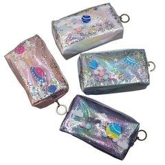 Quicksand Planet Decor Waterproof Makeup Bag
