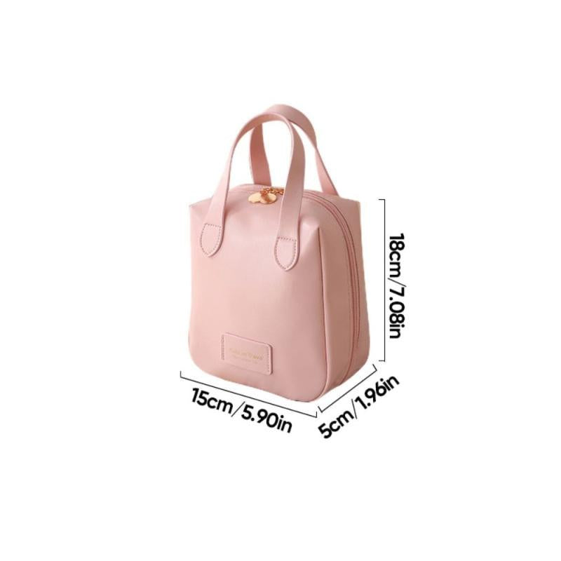 Large Capacity PU Leather Cosmetic Bag Makeup Organizer