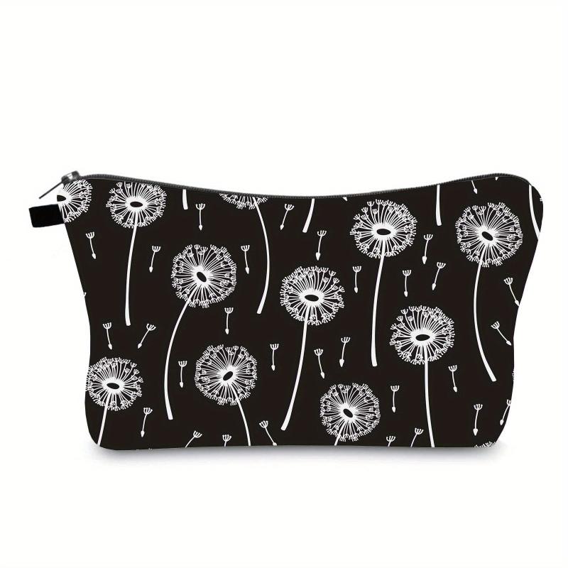 Dandelion Pattern Waterproof Makeup Bag for Teens