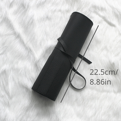 Portable Makeup Brush Rolling Case for 10 Brushes