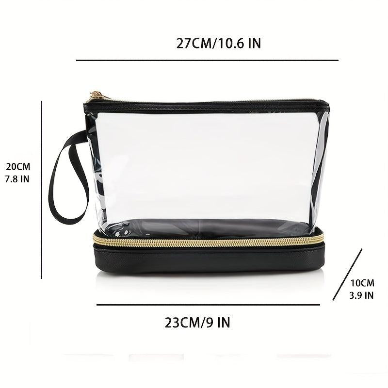 Clear Makeup Bag Toiletry Bag PVC Travel Makeup Bag Large Capacity