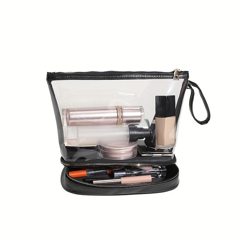 Clear Makeup Bag Toiletry Bag PVC Travel Makeup Bag Large Capacity