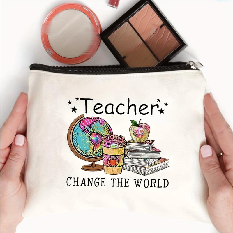 Teacher Change The World Travel Pouch Gift