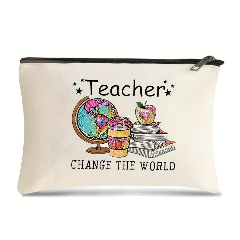 Teacher Change The World Travel Pouch Gift