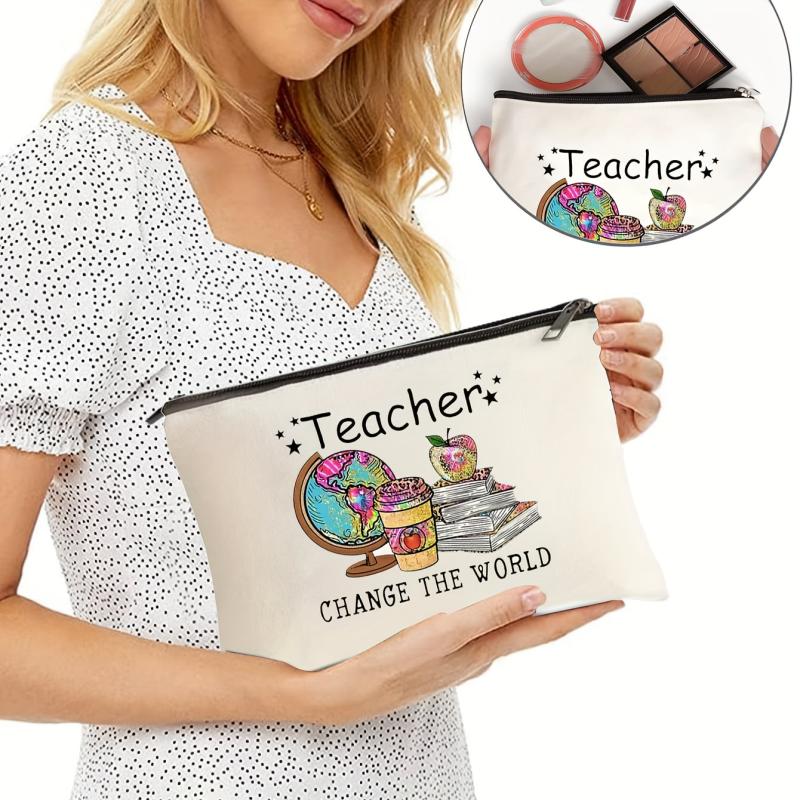 Teacher Change The World Travel Pouch Gift