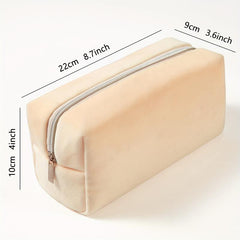 Roomy Zipper Makeup Pouch Toiletry Bag Travel Organizer