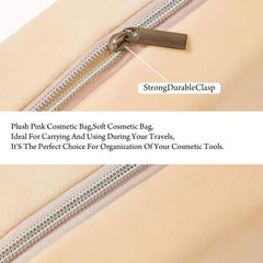 Roomy Zipper Makeup Pouch Toiletry Bag Travel Organizer