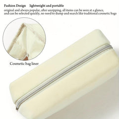 Roomy Zipper Makeup Pouch Toiletry Bag Travel Organizer