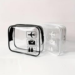 Clear PVC Cosmetic Bag Waterproof Plastic Cosmetic Toiletry Bag