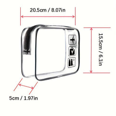 Clear PVC Cosmetic Bag Waterproof Plastic Cosmetic Toiletry Bag