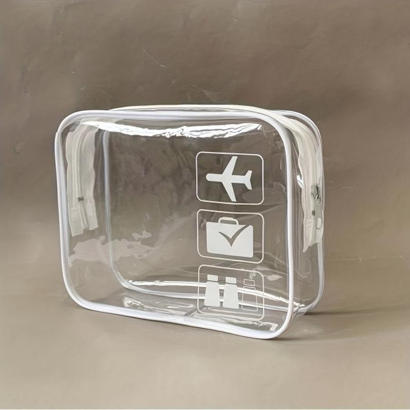 Clear PVC Cosmetic Bag Waterproof Plastic Cosmetic Toiletry Bag