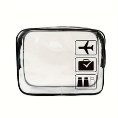Clear PVC Cosmetic Bag Waterproof Plastic Cosmetic Toiletry Bag