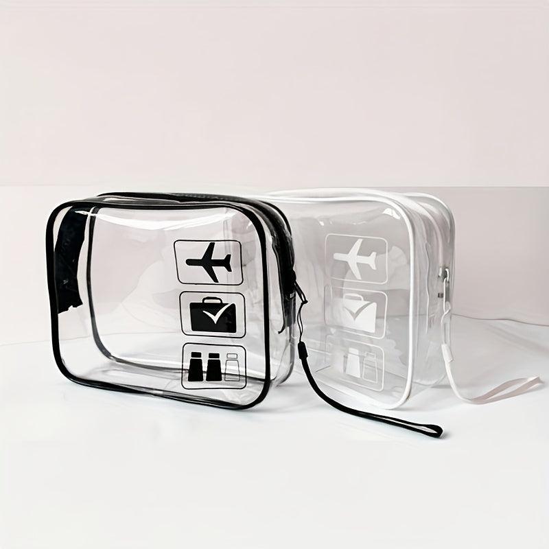 Clear PVC Cosmetic Bag Waterproof Plastic Cosmetic Toiletry Bag