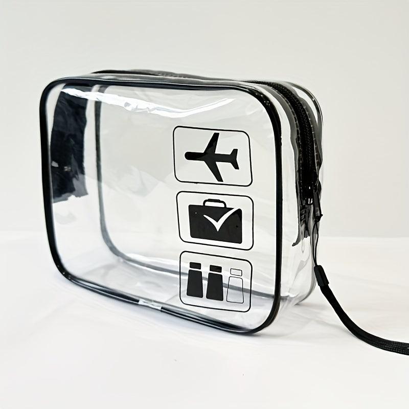 Clear PVC Cosmetic Bag Waterproof Plastic Cosmetic Toiletry Bag