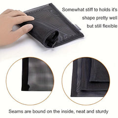 6PCS Mesh Cosmetic Zipper Bags Makeup Pouches Travel Organizer Case
