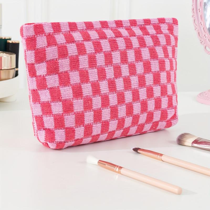 Large Capacity Portable Makeup Bag Hexagon Shape for Home or Travel