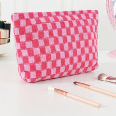Large Capacity Portable Makeup Bag Hexagon Shape for Home or Travel