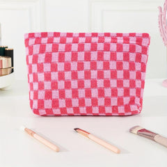 Large Capacity Portable Makeup Bag Hexagon Shape for Home or Travel