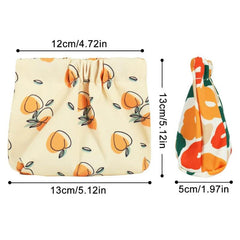 3pcs Small Pouches Mini Makeup Bag Self closing Accessories Organizer