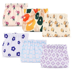 3pcs Small Pouches Mini Makeup Bag Self closing Accessories Organizer