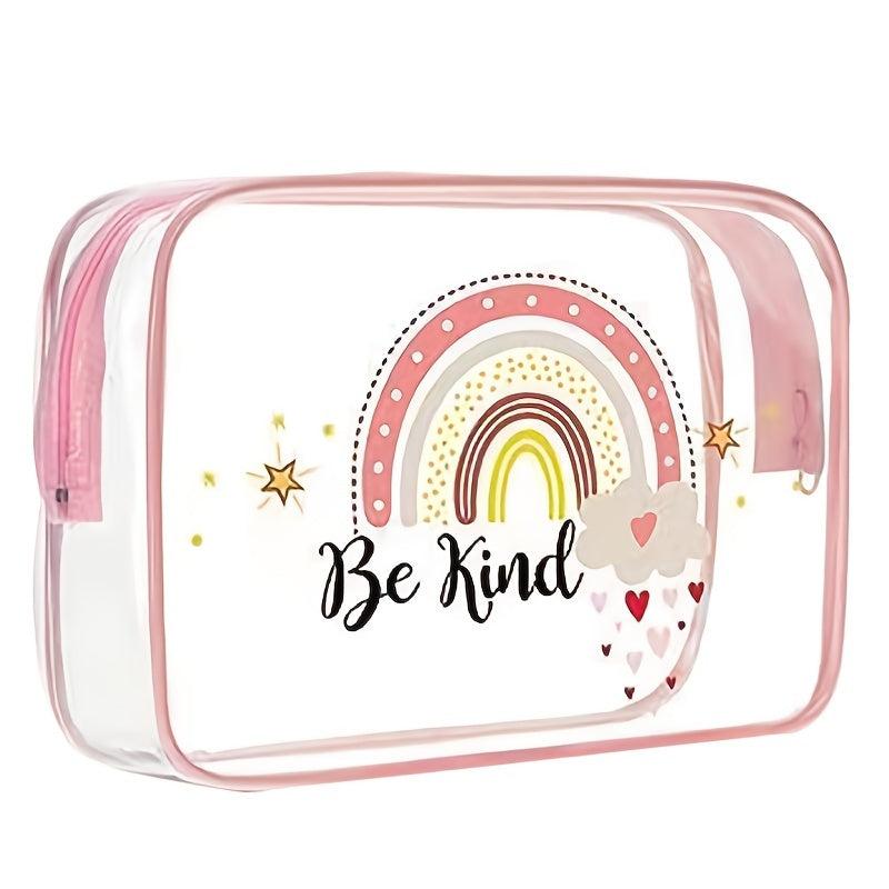 Transparent PVC Cosmetics Bag Waterproof Makeup Pouch Toiletry Wash Organizer