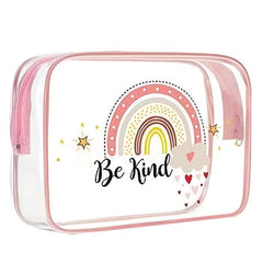 Transparent PVC Cosmetics Bag Waterproof Makeup Pouch Toiletry Wash Organizer